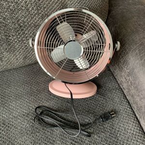 Baby Pink Electric Fan